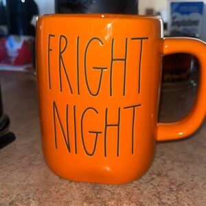 Rae Dunn Fright Night Halloween mug NEW
